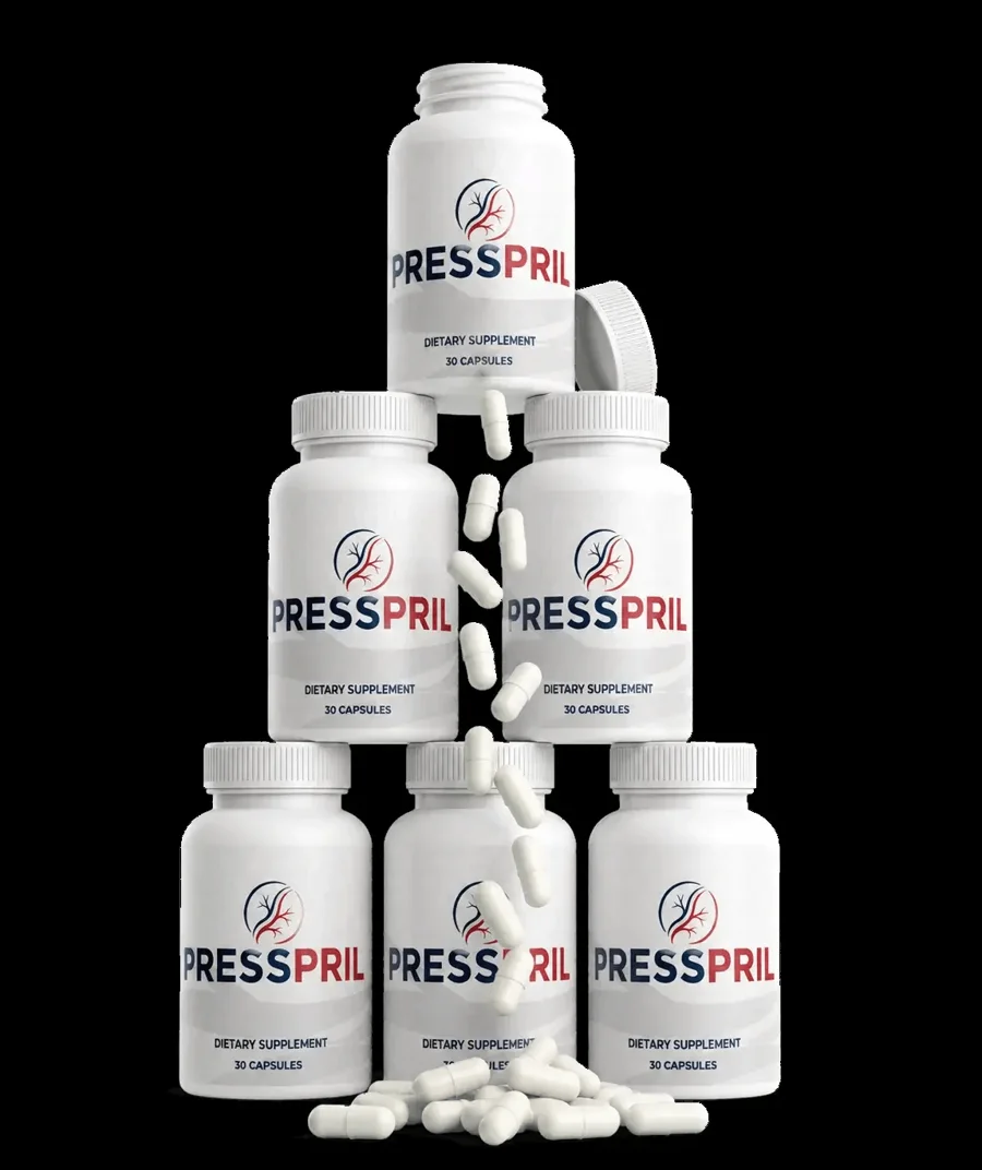 PressPril six-bottle product image from the reference website